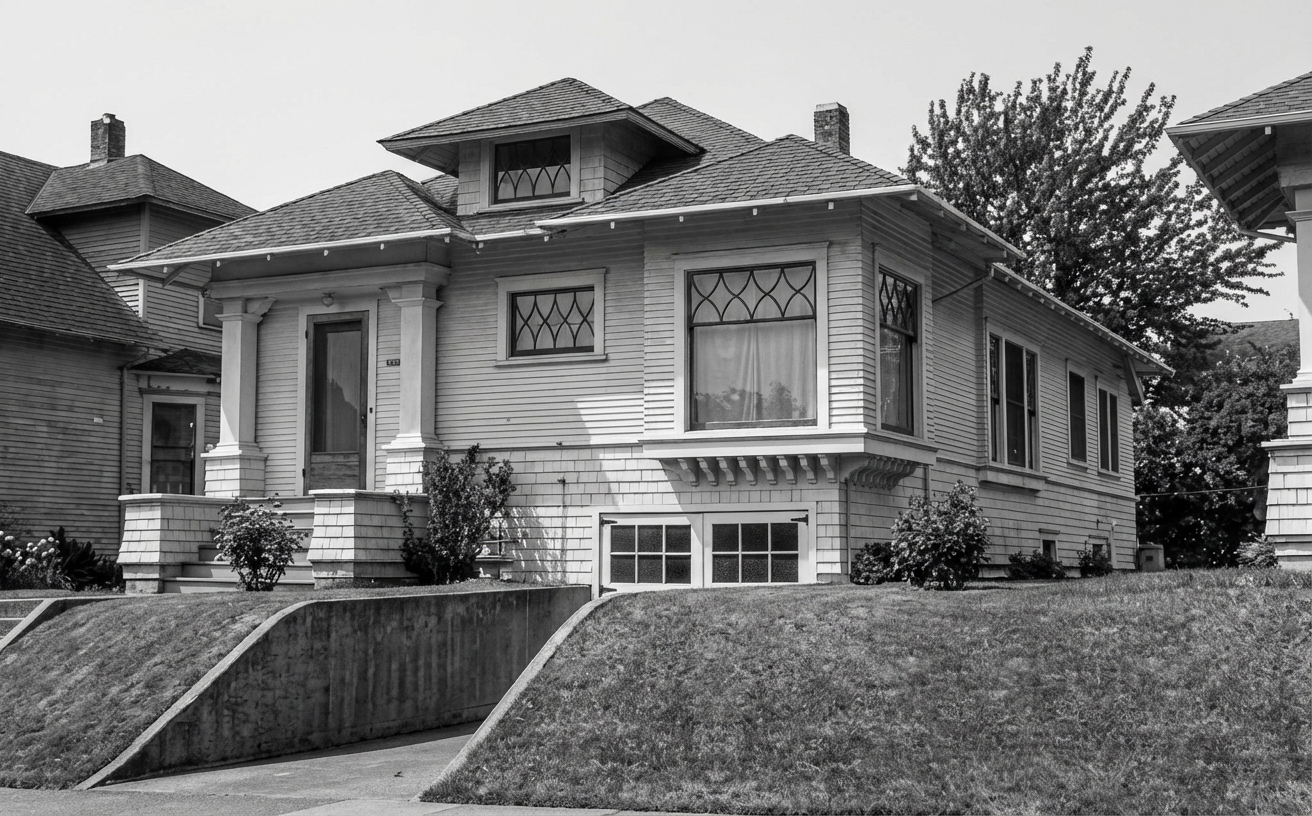 raised up addition historic photo