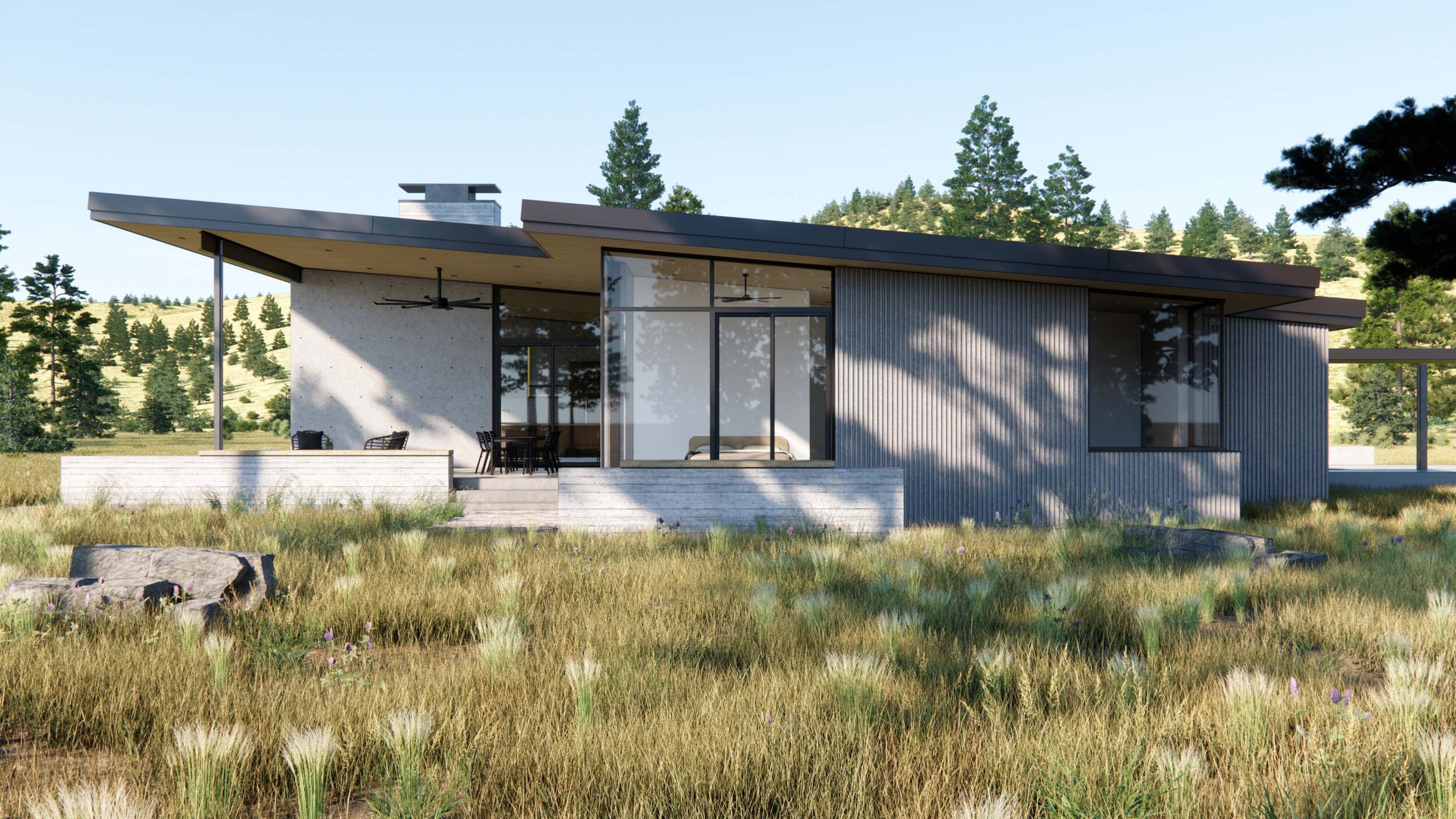 fire break residential architecture exterior by Bellcraft Architects