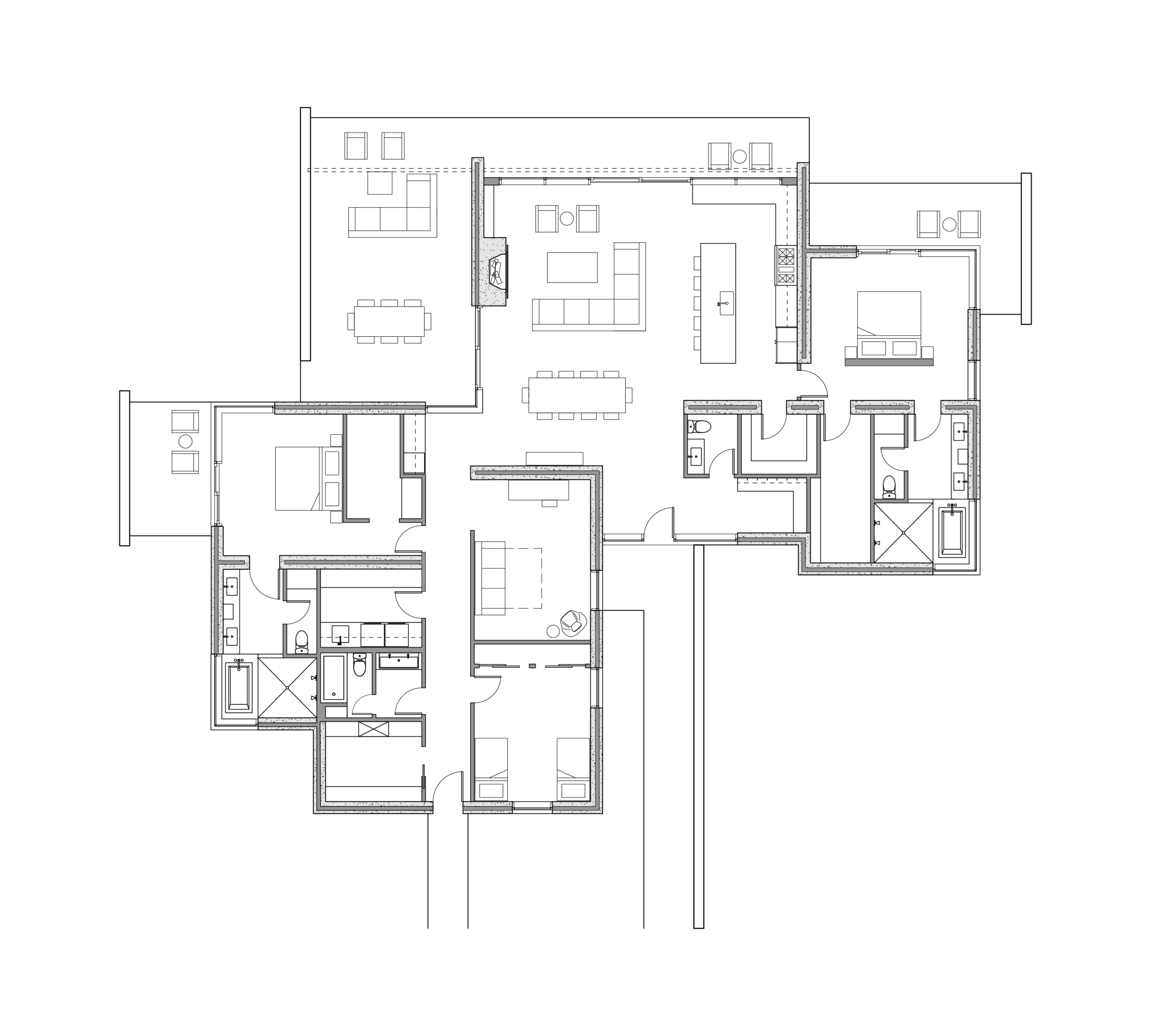 fire break plan graphic by bellcraft architects
