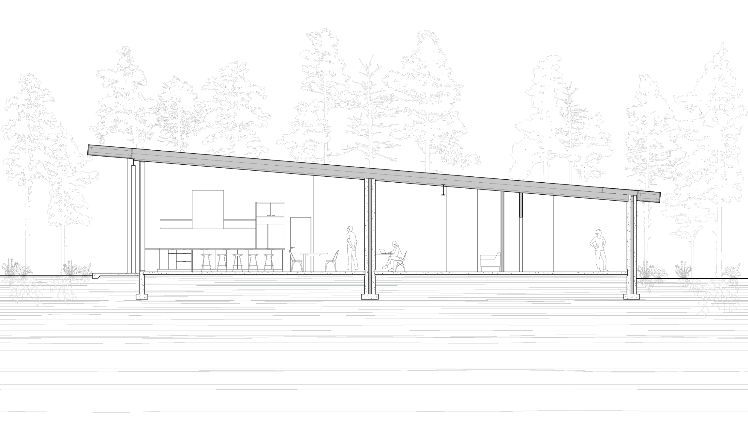 fire break residential architecture graphic by Bellcraft Architects