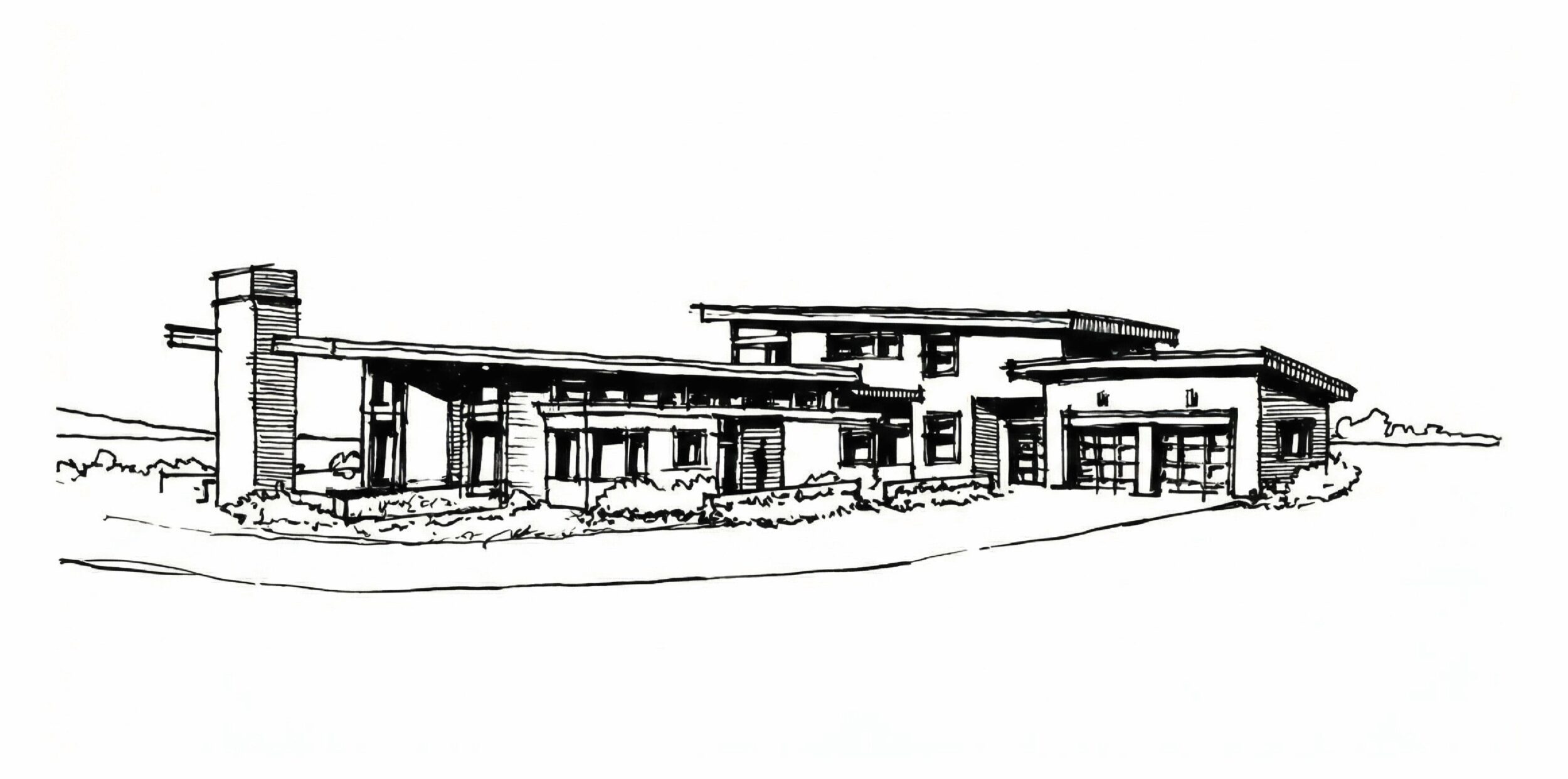 Mission West, Old Mission Lake House, Custom Home Design Rendering by BellCraft Architects