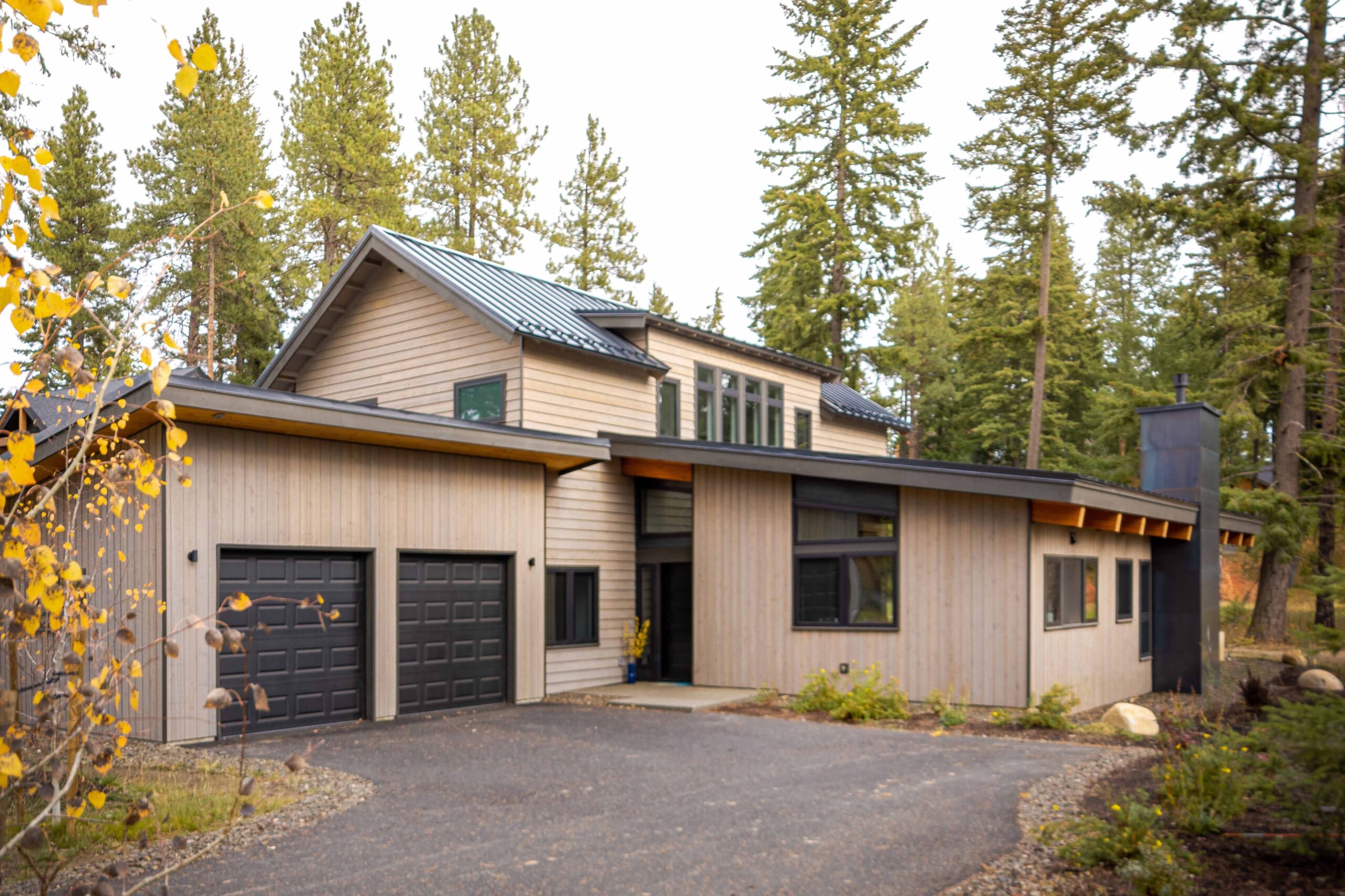 Side Car Mountain House Exterior, Cle Elum, Washington, Custom Home Design by BellCraft Architects