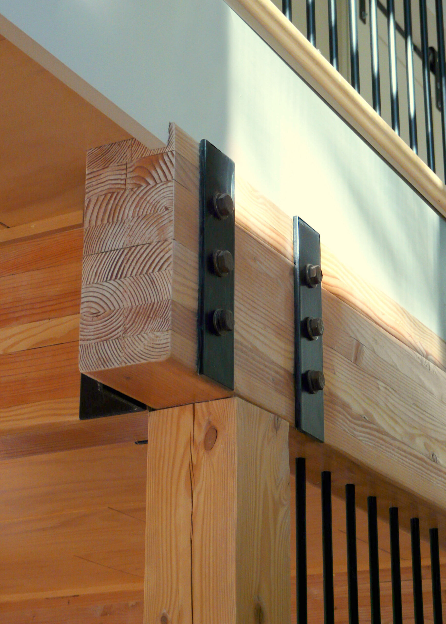 Vashon Island Beach House Detail, Modern Island Beach House, Custom Home Design by BellCraft Architects