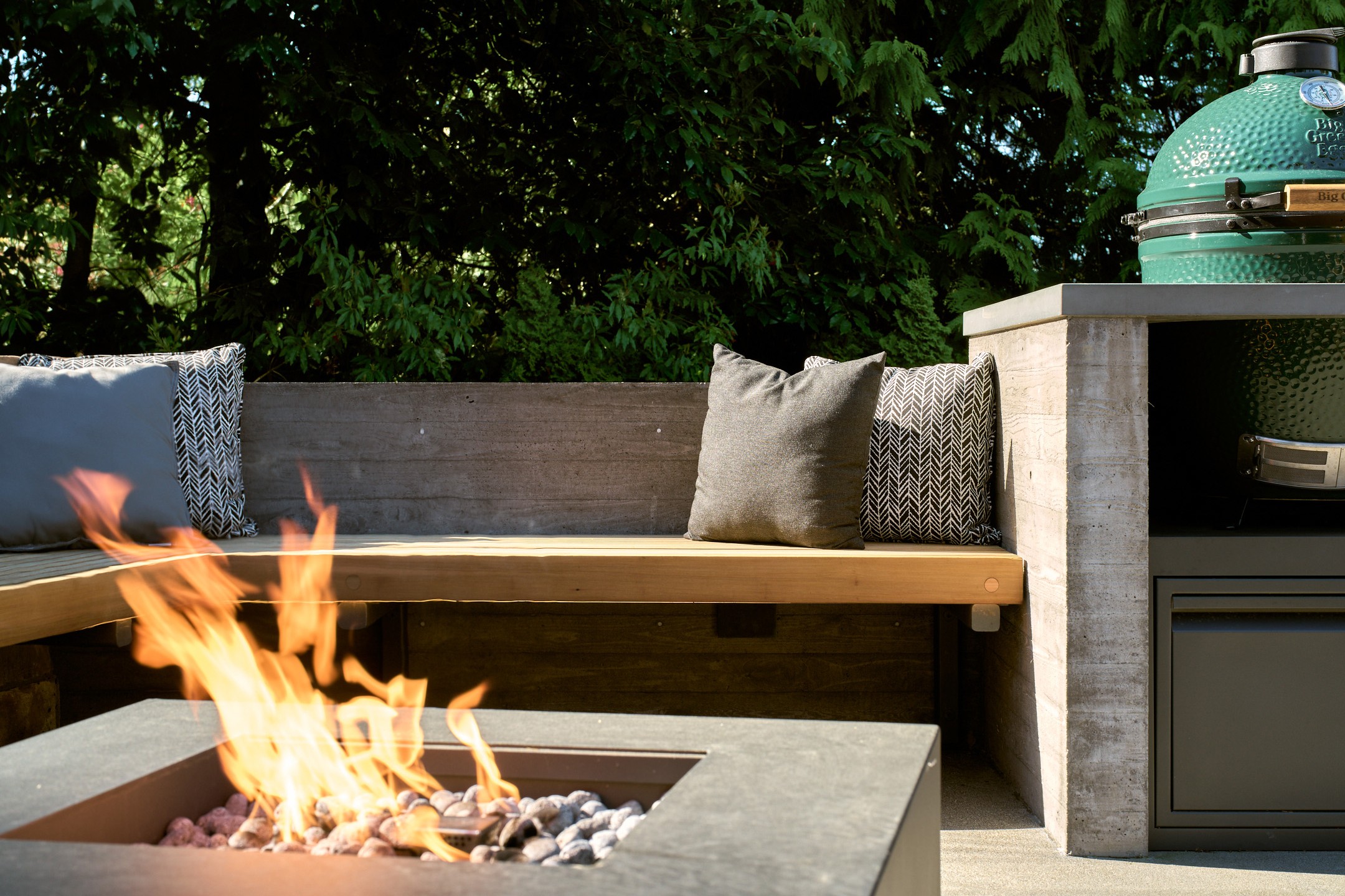 broadview terrace outdoor living residential architecture aerial shot