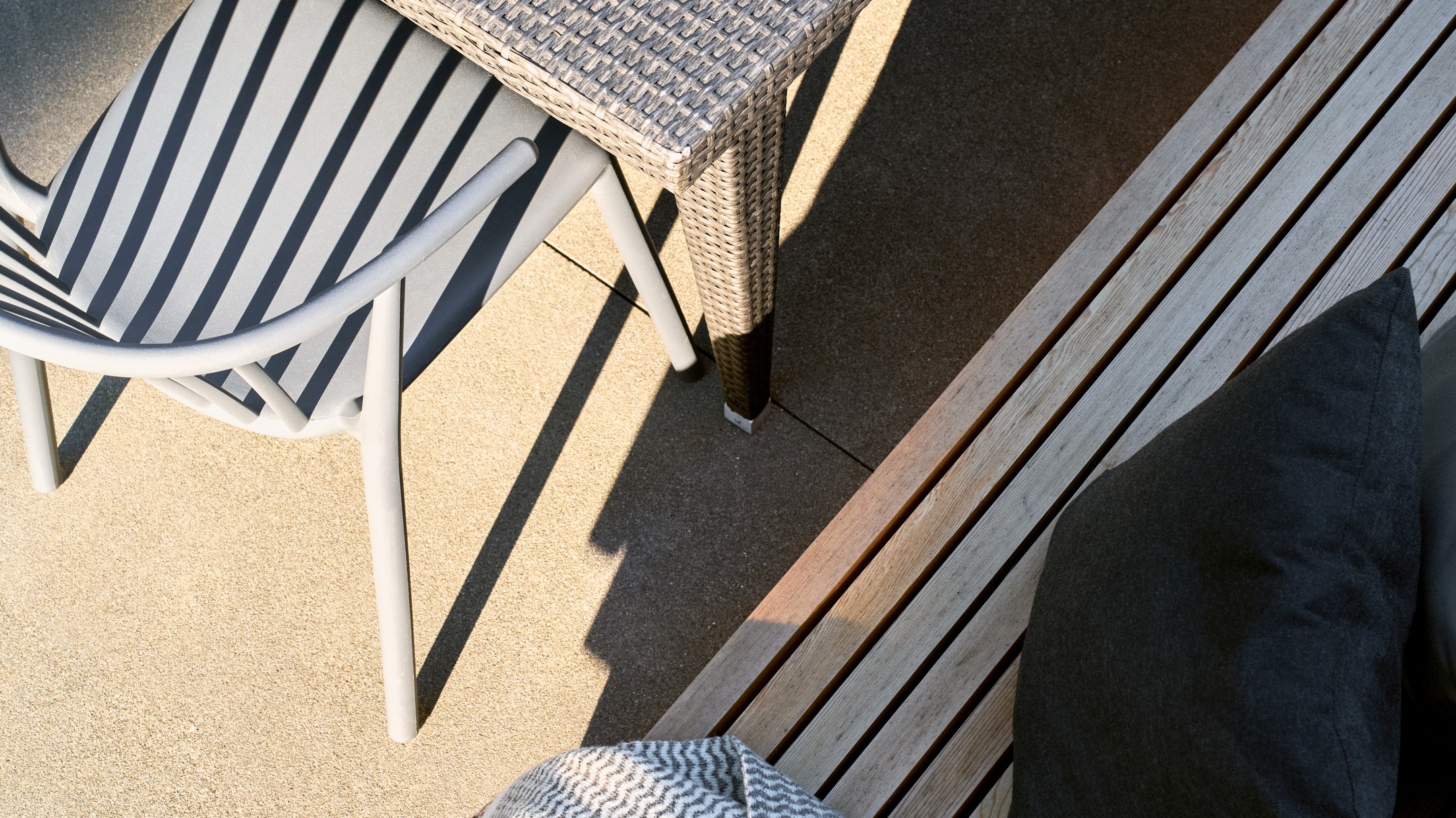 broadview terrace outdoor living residential architecture aerial shot