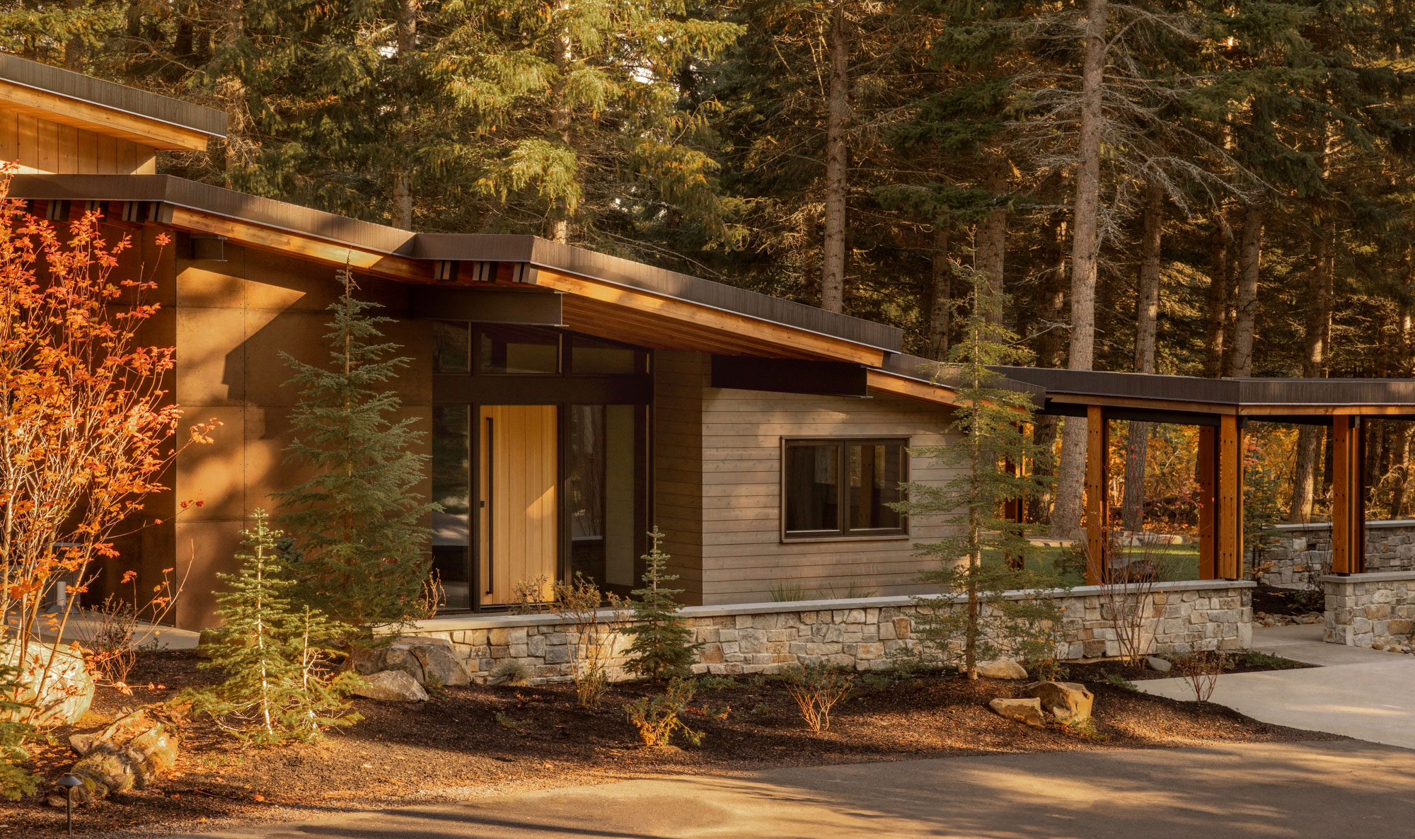 Goat Creek Mountain Retreat Exterior in Cle Elum, Washington, Custom Home Design by BellCraft Architects